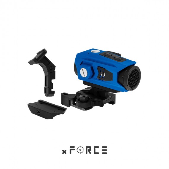 XTSW Red Dot Sight 3 Mounts Pack with Cantilevered QD, Low and Offset Mount (Blue)