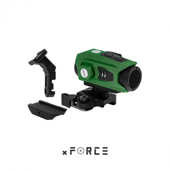 XTSW Red Dot Sight 3 Mounts Pack with Cantilevered QD, Low and Offset Mount (Green)