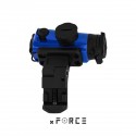 XR004BLE - XTSP Red Dot Sight with Adjustable Angle Offset Mount (Blue)