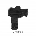 XR004BLK - XTSP Red Dot Sight with Adjustable Angle Offset Mount (Black)