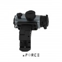 XR004GRY - XTSP Red Dot Sight with Adjustable Angle Offset Mount (Grey)
