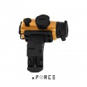 XR004ORN - XTSP Red Dot Sight with Adjustable Angle Offset Mount (Orange)