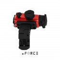 XR004RED - XTSP Red Dot Sight with Adjustable Angle Offset Mount (Red)