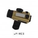 XR004TAN - XTSP Red Dot Sight with Adjustable Angle Offset Mount (Tan)