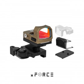 XR4 Mini Red Dot Sight with Cantilevered QD Mount (Dark-Earth)