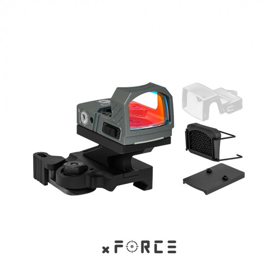 XR4 Mini Red Dot Sight with Cantilevered QD Mount (Grey)