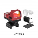 XR052RED - XR5 Solar Powered Mini Red Dot Sight with SRW IB Mount (Red)