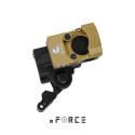 XR041GLD - XR4 Mini Red Dot Sight with Cantilevered QD Mount (Gold)