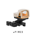 XR041ORN - XR4 Mini Red Dot Sight with Cantilevered QD Mount (Orange)