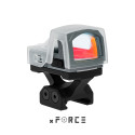 XR053GRY - XR5 Solar Powered Mini Red Dot Sight with Lightweight SRW IB Mount (Grey)