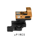 XR051ORN - XR5 Solar Powered Mini Red Dot Sight with Cantilevered QD Mount (Orange)