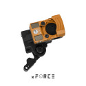 XR051ORN - XR5 Solar Powered Mini Red Dot Sight with Cantilevered QD Mount (Orange)