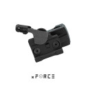 XR051GRY - XR5 Solar Powered Mini Red Dot Sight with Cantilevered QD Mount (Grey)