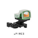 XR051GRN - XR5 Solar Powered Mini Red Dot Sight with Cantilevered QD Mount (Green)