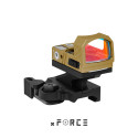 XR051GLD - XR5 Solar Powered Mini Red Dot Sight with Cantilevered QD Mount (Gold)