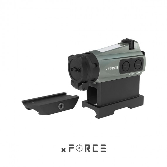 xFORCE XTSP Red Dot Sight with Low Mount and QD Mount (Grey)