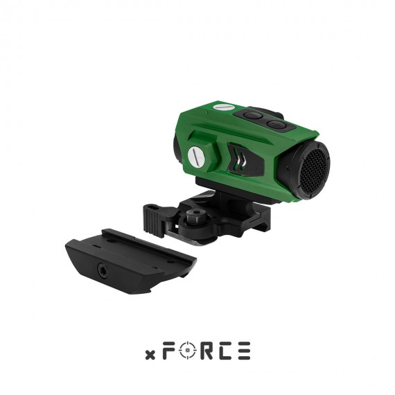 XTSW Red Dot Sight with Low and Cantilevered QD Mount (Green)